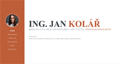 Desktop Screenshot of jankolar.net